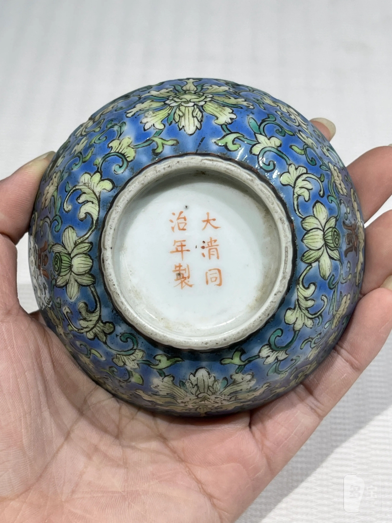 清代 粉彩杯、碗一组十三件 - 图29